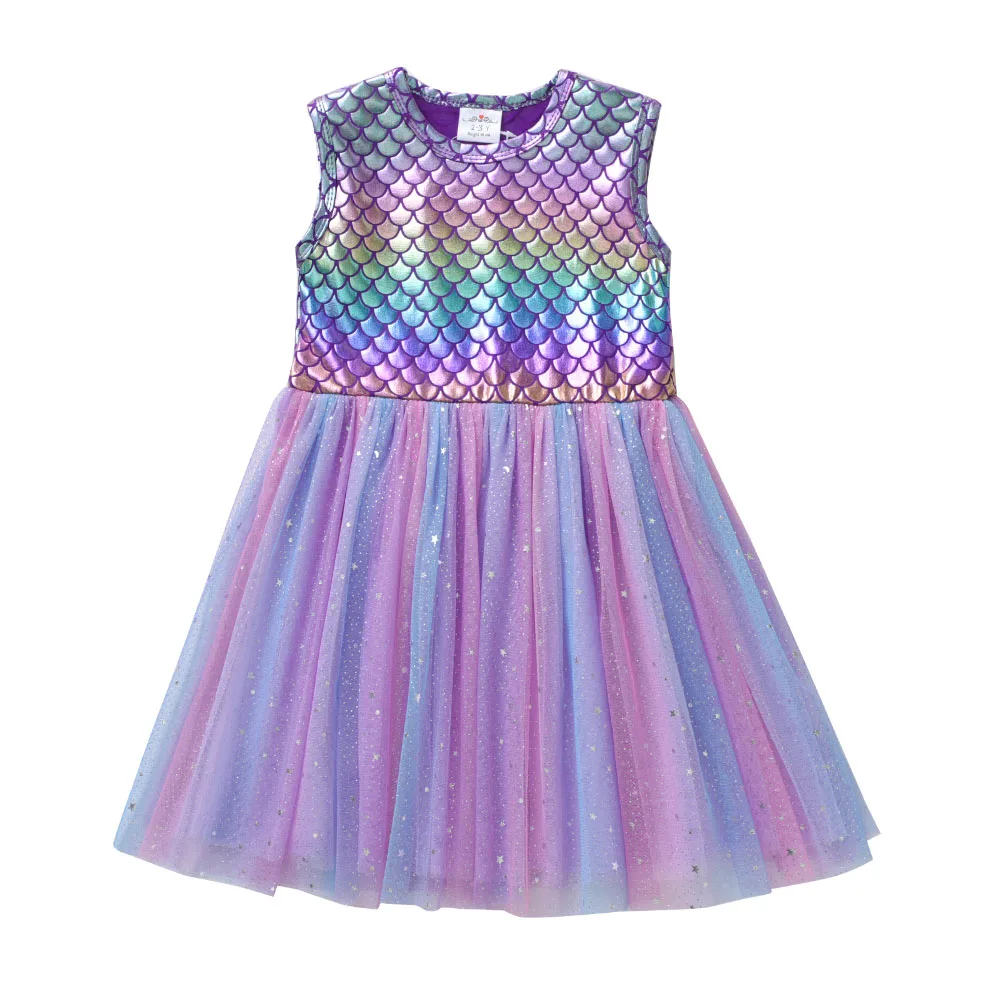 Girls Sleeveless Party Princess Dress Toddler Birthday Clothes