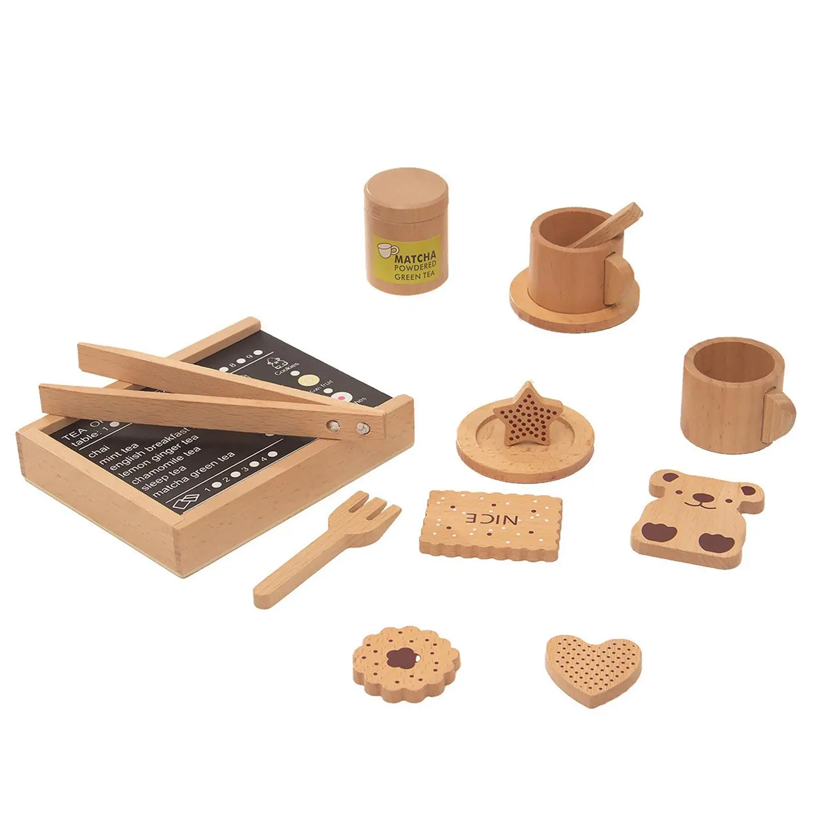 

Pretend Afternoon Tea Set Toddlers Afternoon Tea Time for Holiday Gift Xmas Gifts Ages 3 4 5 Years Old Kids Children Boys Girls