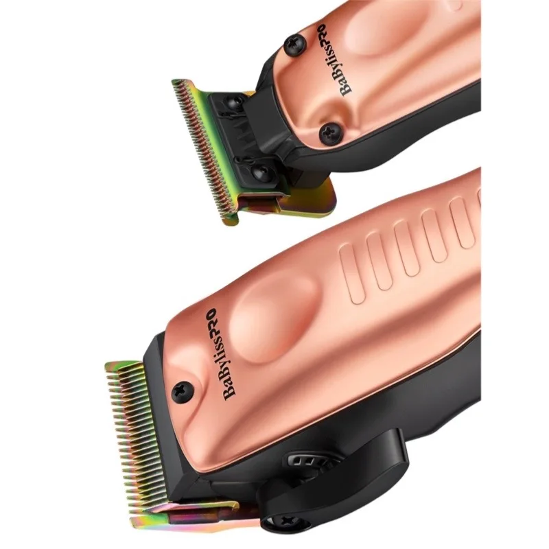 Babyliss 프로 로즈 골드 로 프로 매직 클립, 무선 헤어 클리퍼, 트리머, 포일 면도기, 이발사 및 스타일리스트용