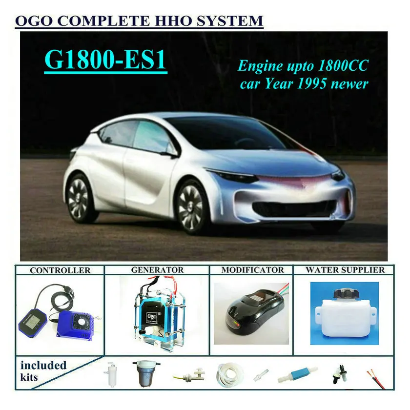 

OGO Complete HHO system G1800-ES1 Smart PWM CHIP UPTO 1800CC