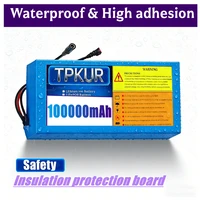 Batterie au lithium TPKUR 13S6P 48V 100Ah 18650, 1000W, haute puissance, 54.6V, BMS 30A intégré, pour batterie de secours d'outils électriques d'extérieur 4