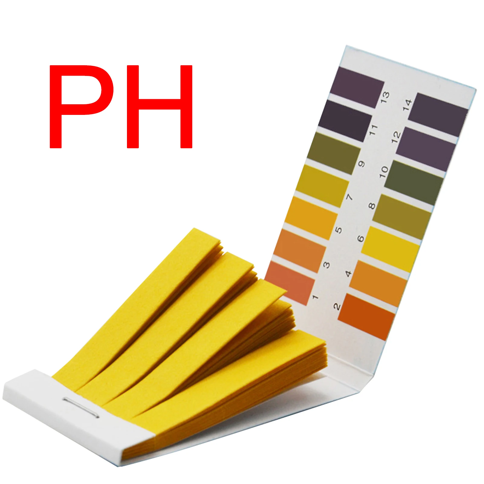 1set 80 Strips Professional 1-14 PH Litmus Paper Ph Test Strips Water Cosmetics Soil Acidity Test Strips Control Card