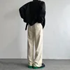 Baggy Beige Jeans Men Fashion Casual Oversized Wide Leg Jeans Men Streetwear Korean Loose Straight Denim Pants Mens Trousers 2