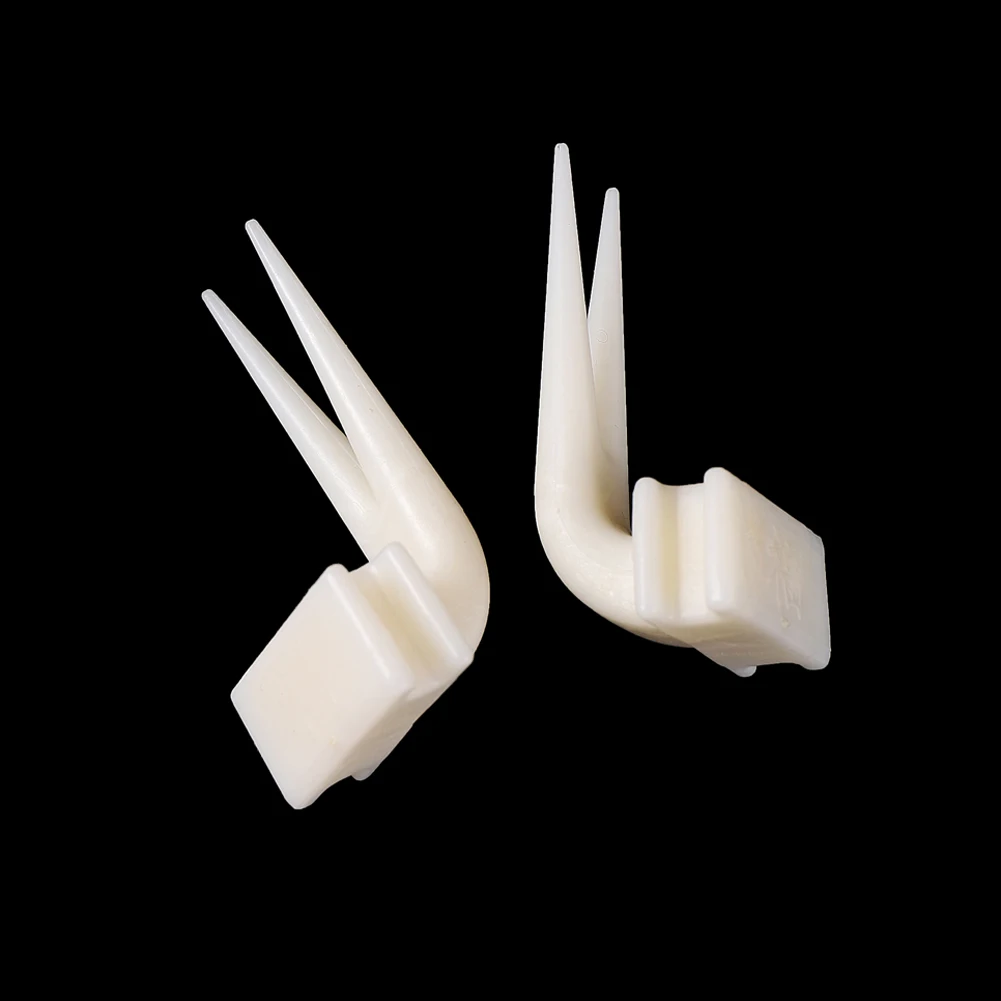 Bird Cage Fruit Fork Parrot Bird Feeder Pet Plastic Food Holder 5 Pcs