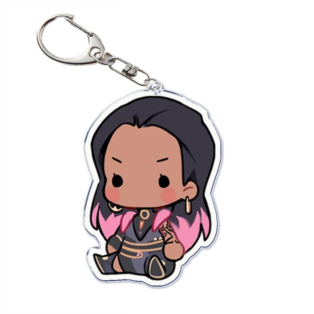 Anime Valorant Acryl Schlüsselbund Kam Llaveros Schlüssel Kette Abzeichen Cartoon Cosplay Anhänger Zubehör Schmuck Frauen Männer Fans Geschenke – Detail 6