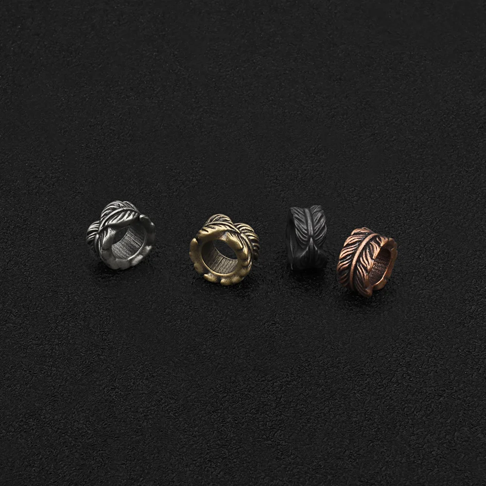Paracord Rope Bead Pendant 2pcs