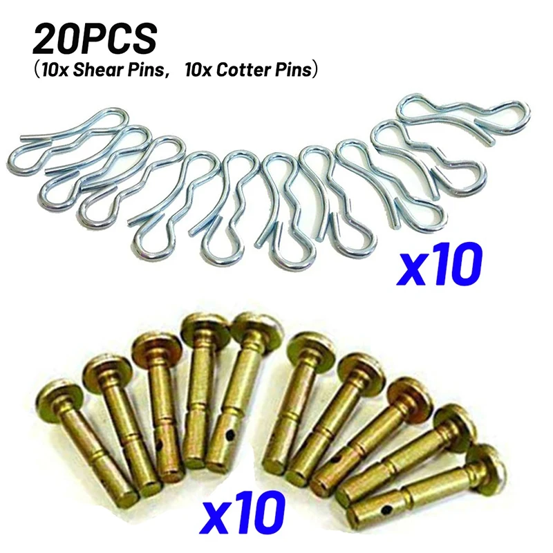 Replacement Shear Pins&Cotters For Cub Cadet MTD For Craftsman