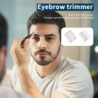 Nose Hair Trimmer Eyebrow & Facial Hair Trimmer Rechargeable Painless Eyebrow Razor for Ear Beard Hairline Metal Trimming Tool 5