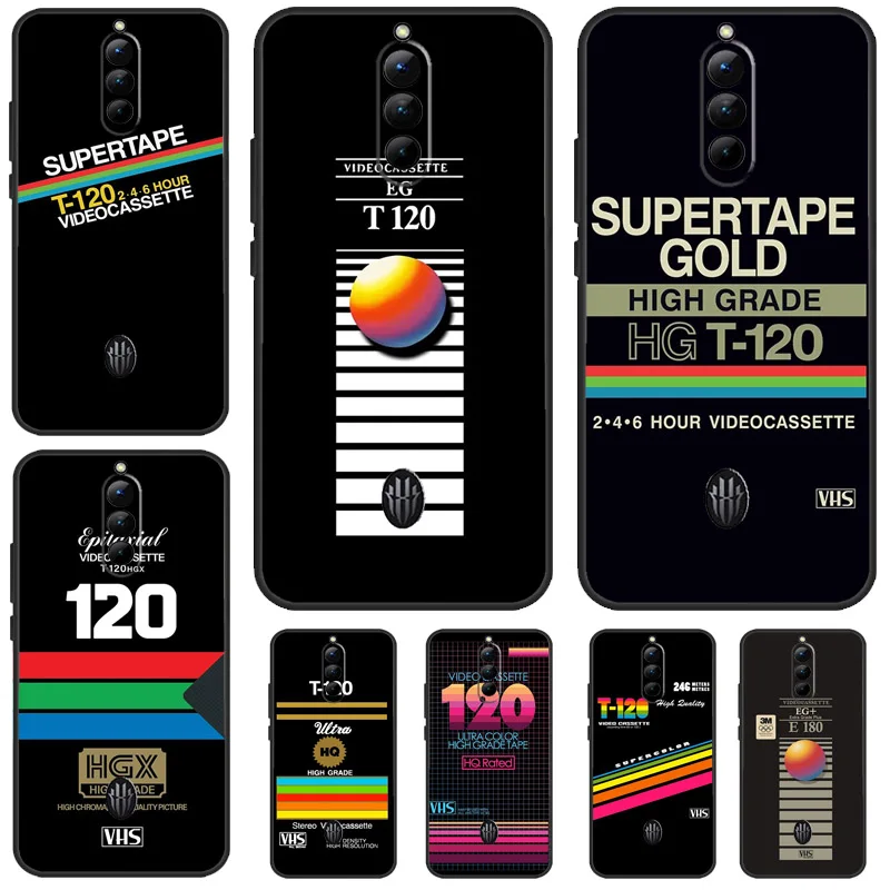 Retro Vhs Tape Cassette Vaporwave Case Per Zte Nubia Red Magic 8S Pro 8 Pro 9 Pro Plus Redmagic 6 7 6S 7S Pro 5S 5G 6R Coque