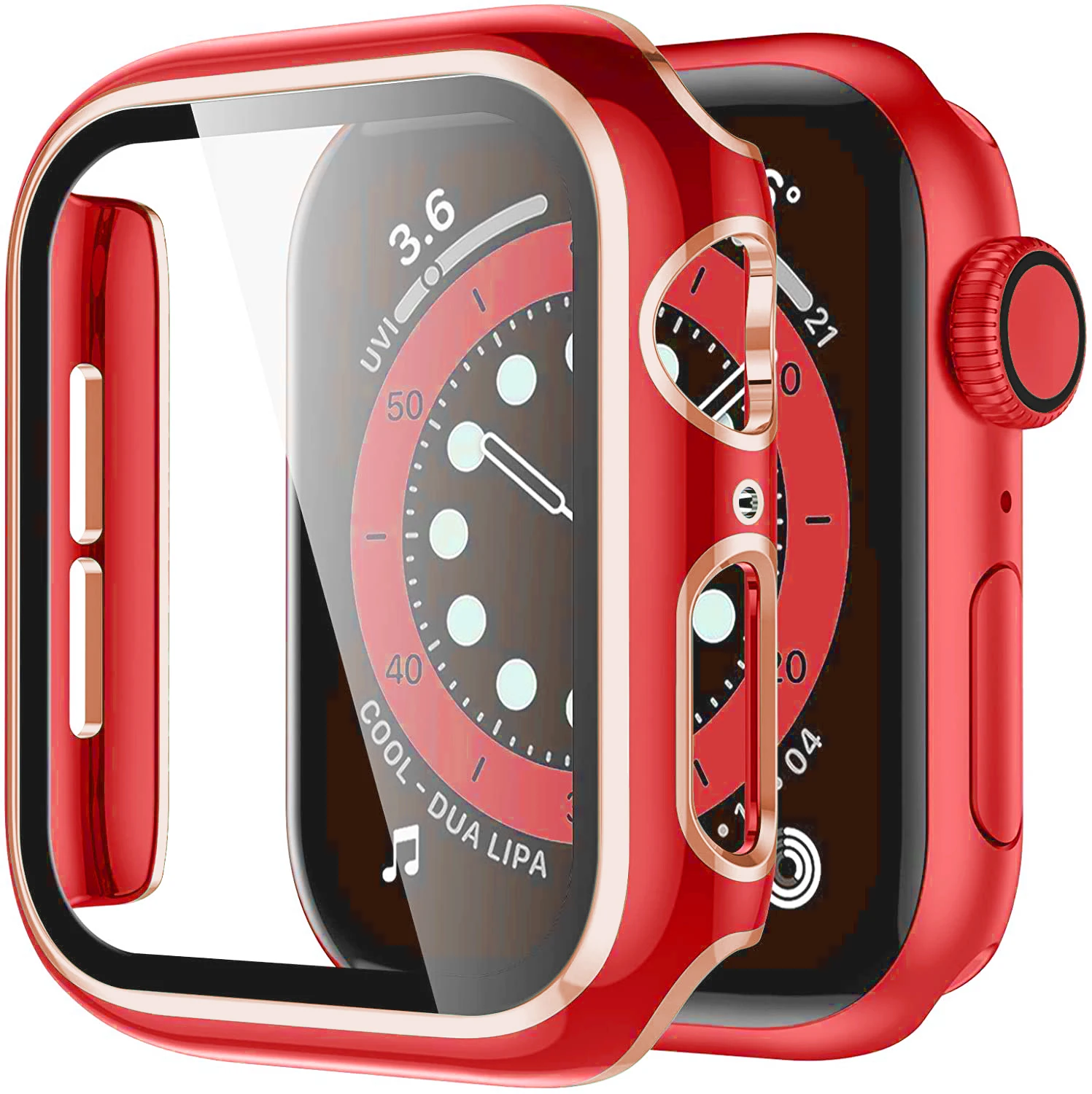 Premium Tempered Glass Screen Protector Cover for Apple Watch - PC Accessories for All Series