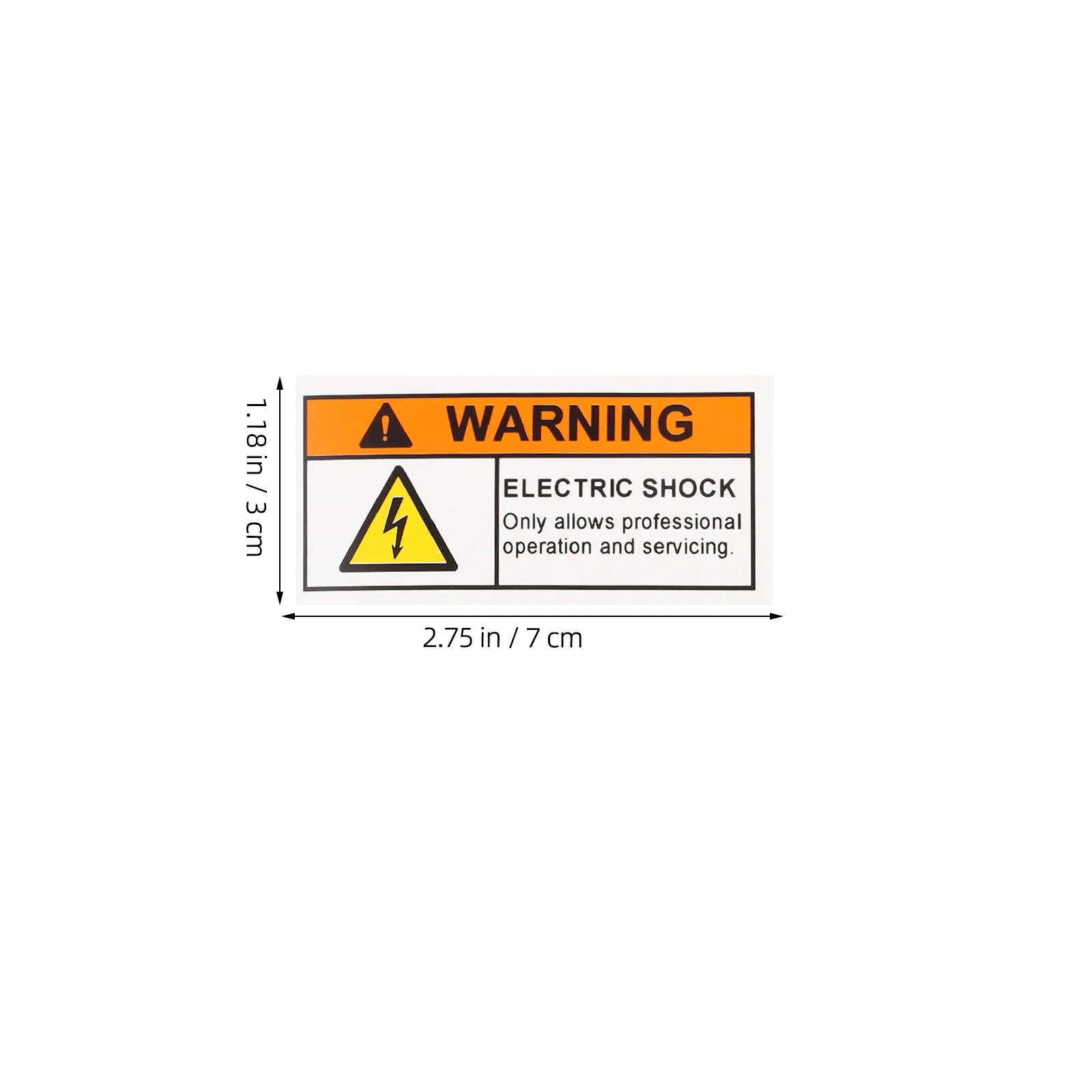 4 Pcs Electric Shock Warning Sticker High Voltage Sign Safety Decal Caution Labels Roadway Safety Traffic Signal Electric