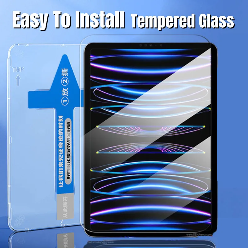 Fácil instalar vidro temperado para apple ipad pro ar 2022 10.9 2021