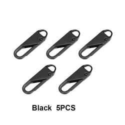 Universal Instant Zipper Repair Kit for Travel Bags and DIY Sewing Crafts (Black-5pcs)