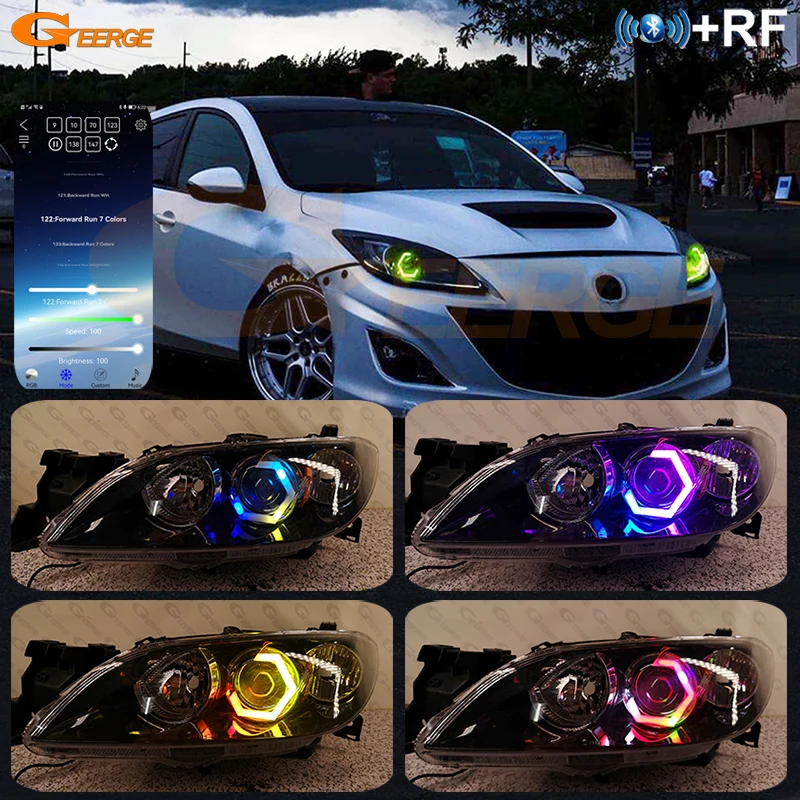 ForMazda3Mazda3BKBLSpeedMazdaspeedMultiColorRGBLedAngel