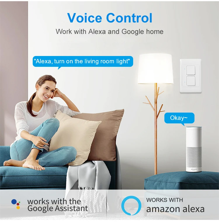 US, AU, Brasil Light Wall Switch, 1,