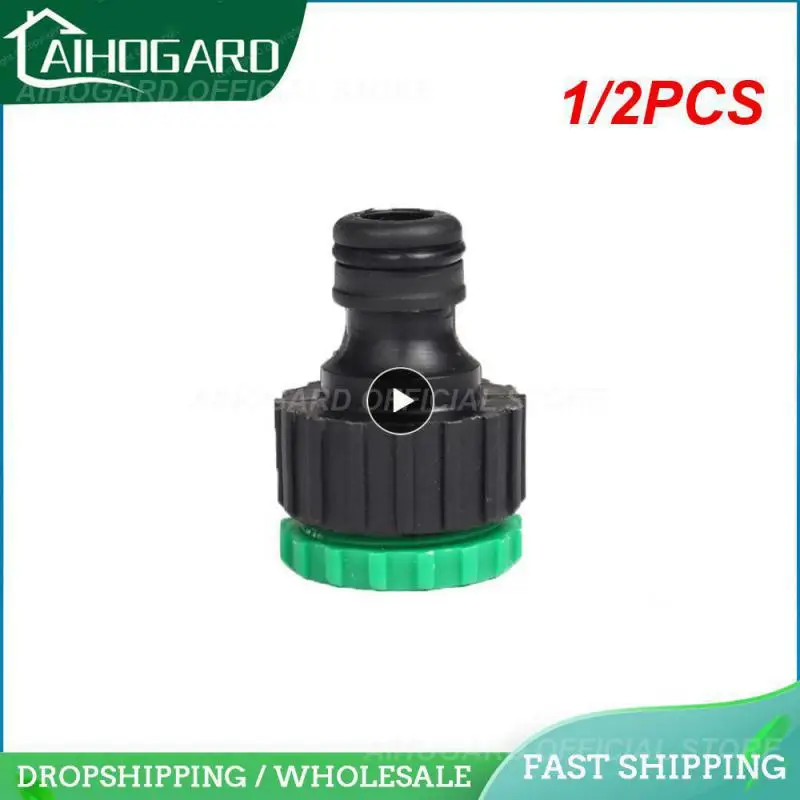 

1/2PCS Garden Hose Quick Connector 1/2'' 3/4'' Water Connector Female Thread Nipple Joint Quick Adapter Fittings Garden