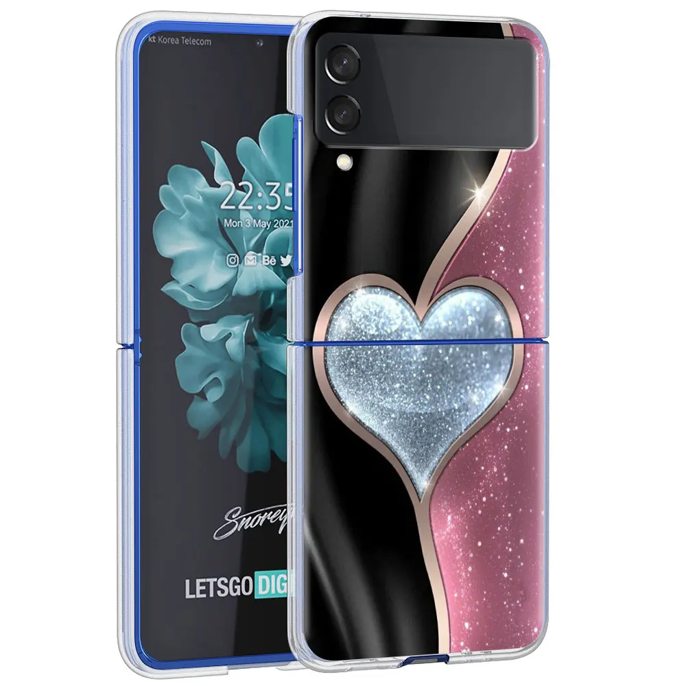 Transparent Luxury Love Bow Hard Phone Case Cover - Clear PC Design