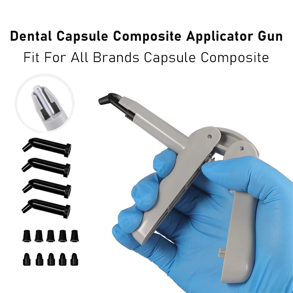 

Dental Capsule Applicator Gun For Compules Tip Compula Dentsply SDR Dyract 3M Filtek Composite Resin Dispenser Activator Applier