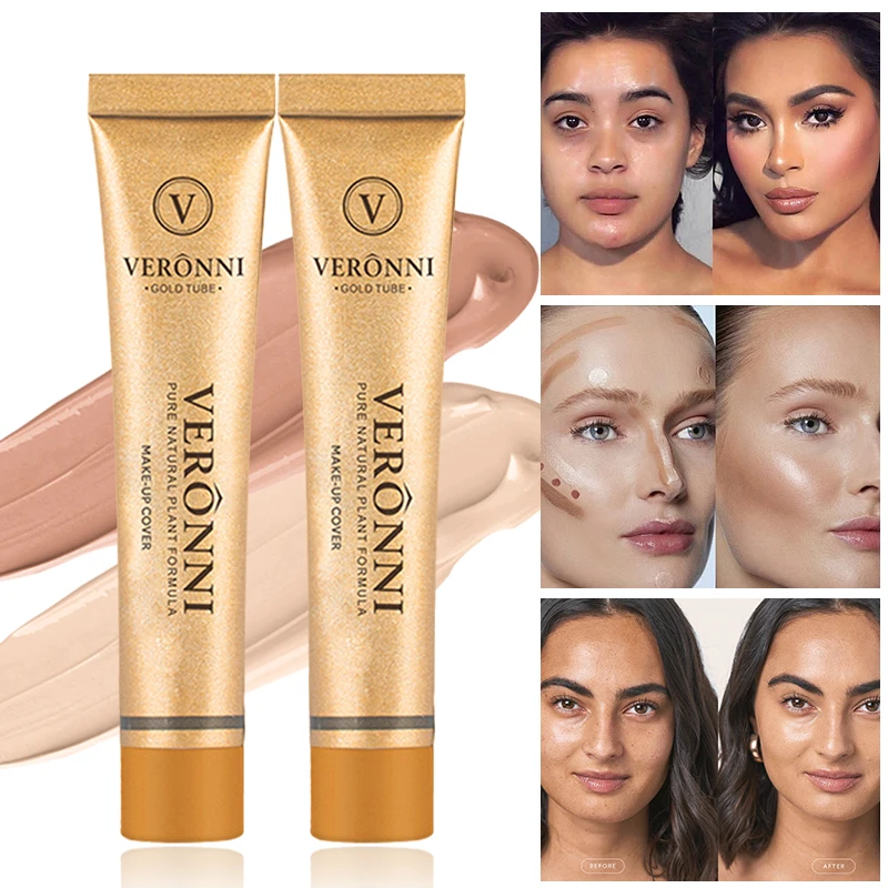 14 Color Matte Finish Concealer Stick,Long-Lasting Foundation Makeup,Full Coverage Long Lasting Daily Makeup For Face,Nose,Cheek_voghion.com