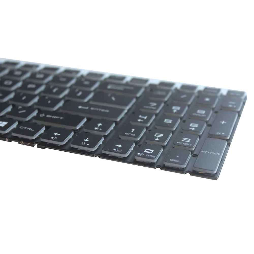 Backlit Nos Teclado para Msi Ge63 Ge65 Gl65 Ge73 Gs75 Gl75 Ms17e5 Gp75 Ge75 Ge75 Ms-17e1 Ms-17e2 Novo - Imagem 4