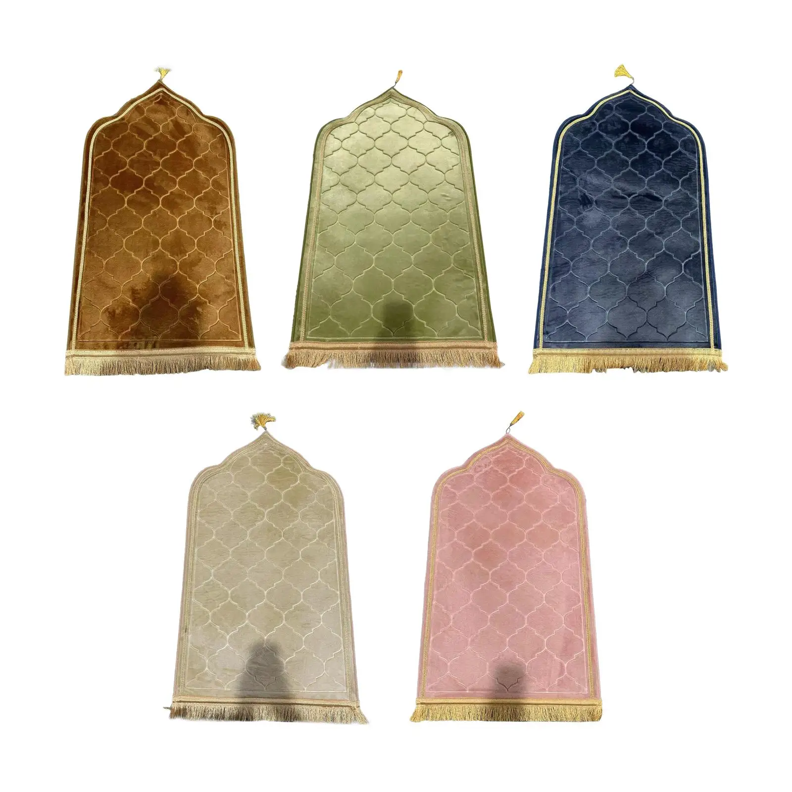 

Muslim Mat Prayer Carpet Mat Portable Home Soft Embossing Floor Carpet Thick