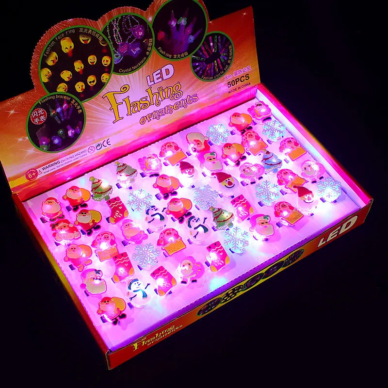 

1pc Luminous Rings Stars Shine In The Dark Children's Toys Flash LED Cartoon Lights Glow In The Dark Toys for Kids Toys