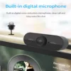 Webcam Computer Camera 1080P/2K HD USB With Microphone Support Desktop Computer Laptop Suitable For Live Video Call Conference 4