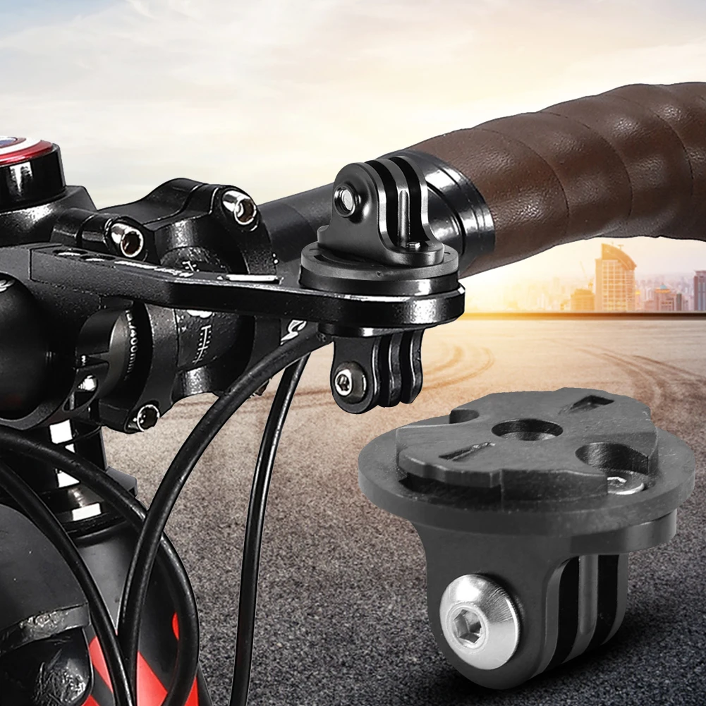 Bicycle Sports Camera Mount Holder Base Bike Front Light Bracket Adapter Aluminum Alloy Cycling Computer Stand for Garmin Gopro