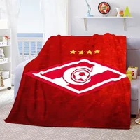FC Spartak Moscow Football Lightweight Comfortable Soft Breathable Ultra Warm Blanket Bedding Travel Bedding 2