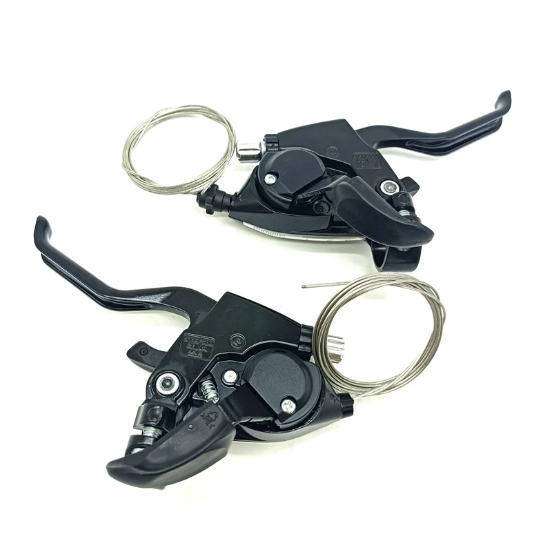 Фото Shimano ST-EF500 переключатель передач 3s 7s 8s EZ FIRE PLUS, тормозной рычаг, 21 скорость, 24 скорости, с окошком, запчасти для горного велосипеда №3