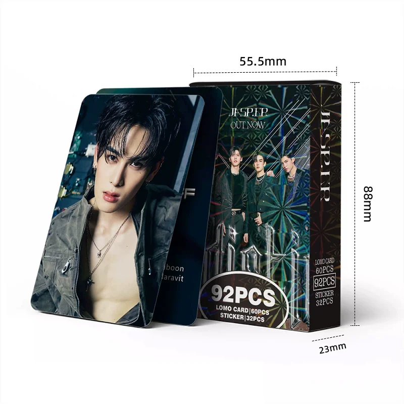92 PCS JASP.ER Thai Boyband Conjunto de cartões fotográficos