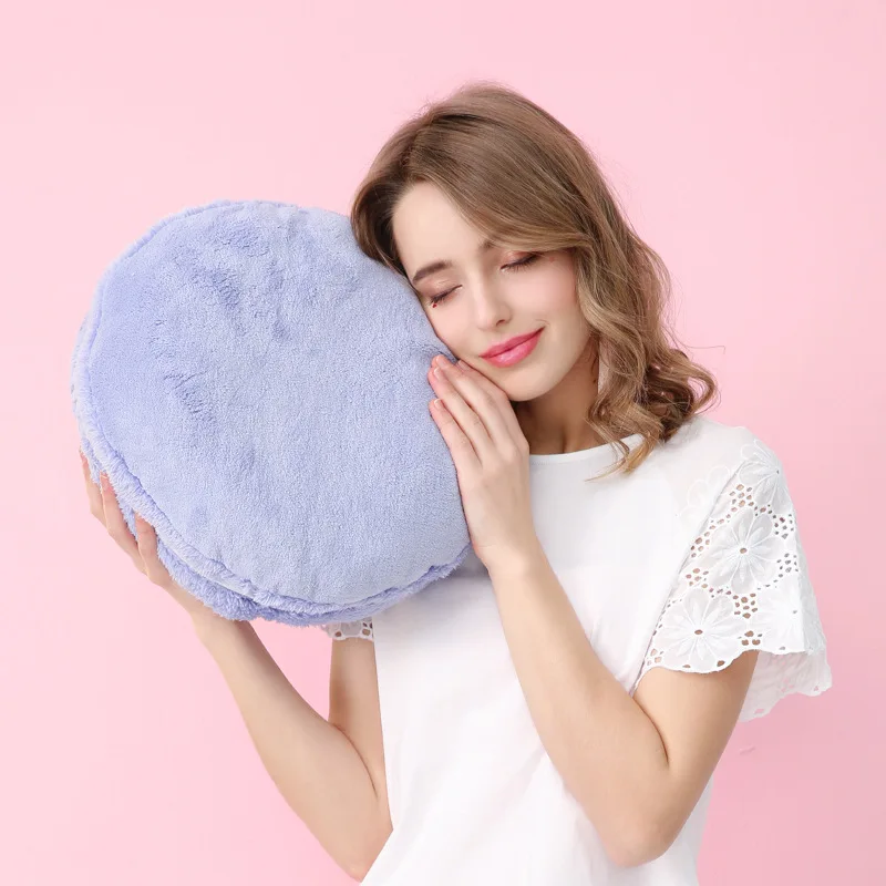 Pure Color French Macaron Round Cake Creative Plush Doll Pillow Cushion Gift With Core Home Decoration 6