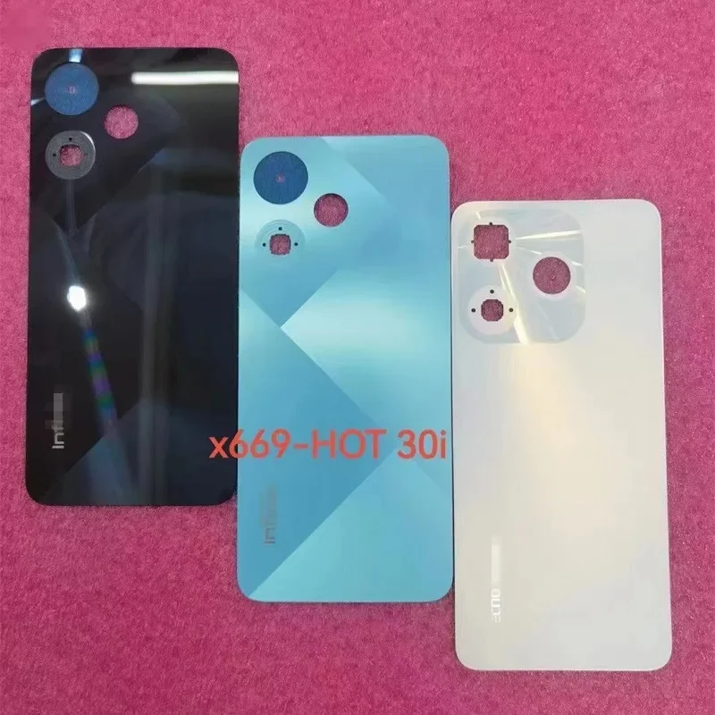 

6.56" For Infinix Hot 30i Battery Cover Back Panel Rear Housing Case For Infinix X669 X669C X669D Battery Cover