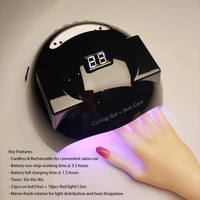IBELIEVE Polish Dryer 54w Gel Curing +12w Skincare Cosmetic Anti-aging Cordless Uv Led Nail Lamp Beaty Lamp 1