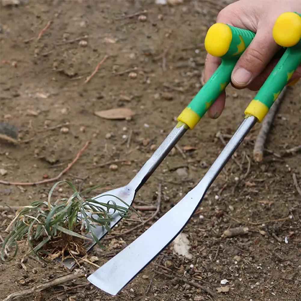Agricultural Flower Shovel Stainless Steel with Plastic Handle Garden Trowel for Digging Planting Flower Vegetable Beekeeping