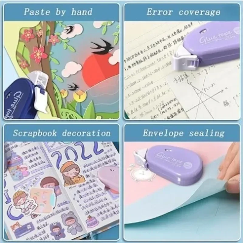 Dot Double-sided Tape DIY Scrapbooking Collage Photo Album Erasable Roller Tape Stationery School Stationery Supplies