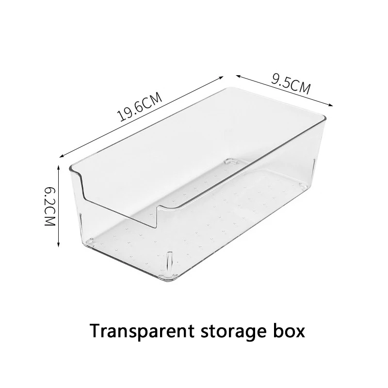 Transparent Plastic Storage Box Drawer Type Can Sort Out Desktop Debris Assembly Pencil Case Can Stack Cosmetics Lip