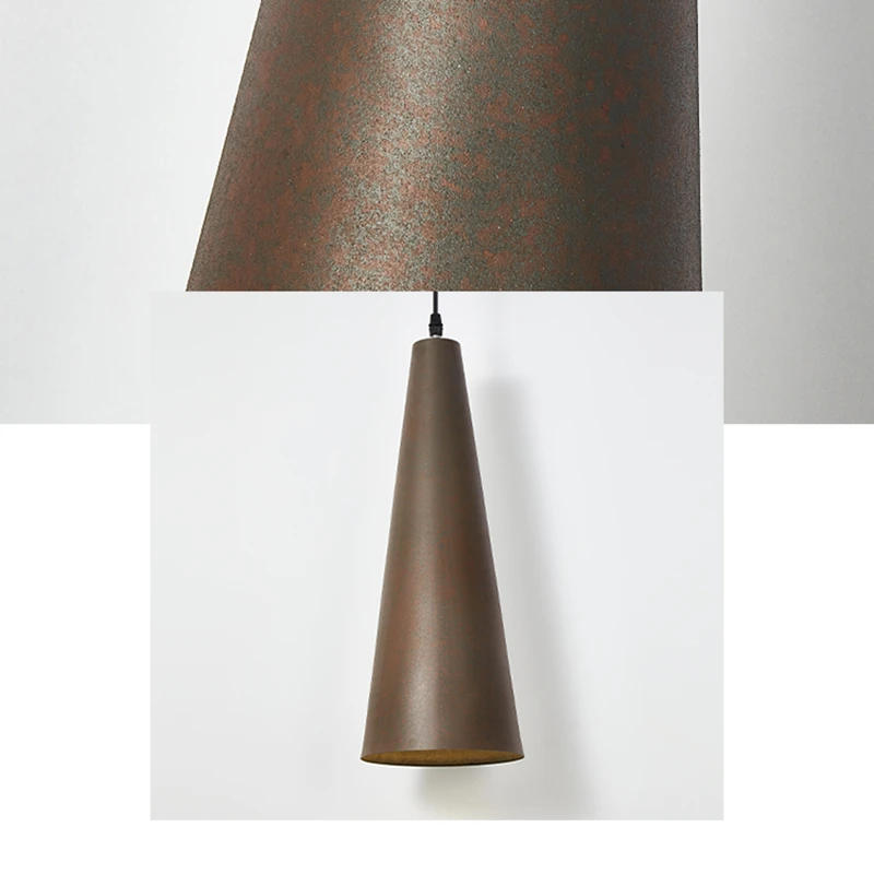 

New Nordic designer restaurant chandelier bar chandelier original model room wabi-Sabi style bedroom bedside lamp