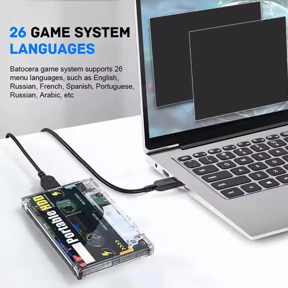 HDD Portable External Game Hard Drive 320GB Batocera 38 System