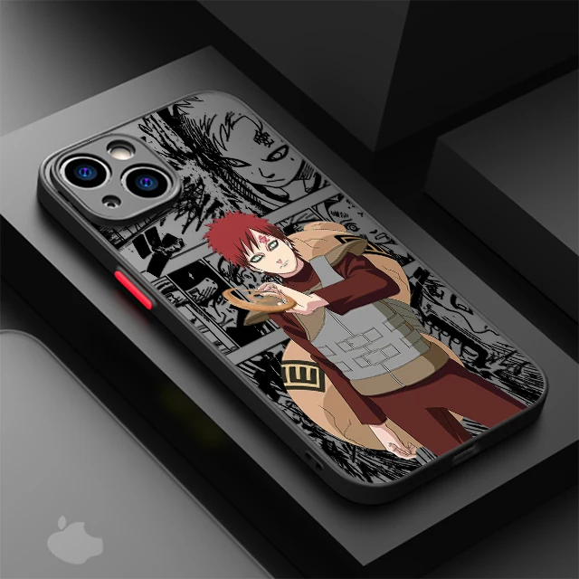 thumbnail image 1 of Ainime-Funda de Naruto Sasuke para iPhone, carcasa negra mate para iPhone 15, 11, 14, 13, 12 Pro, 7, XR, X, XS Max, 8 Plus, 6, 6S, SE, 2022, 15Pro, 1 of 5