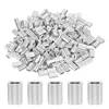 200PCS 1/16 Inch Cable Ferrule Set Aluminum Alloy Crimping Loop Sleeve For Wire Rope 1