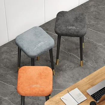 모던 라이트 럭셔리 스퀘어 스툴 커버, 스트레치 스퀘어 의자 세트 스툴 커버, 침실 드레서 스툴 커버, 메이크업 벤치 커버