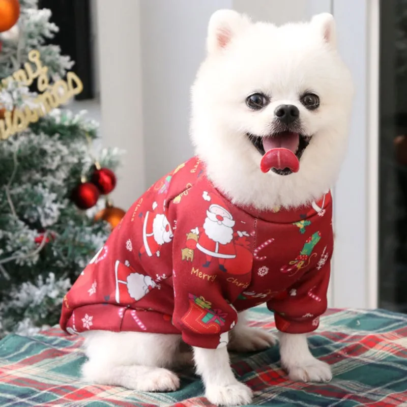 Pet Clothes XS-4XL Christmas Dog Clothes Winter Pet Clothing Sweater for Small Large Dog Cat Puppy Costume Chihuahua Yorkies Shirts pet clothes
