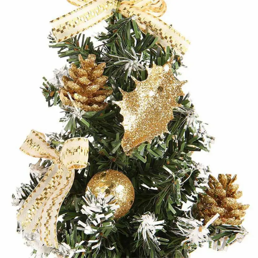 20cm Artificial Tabletop Mini Christmas Tree Decoration For Home Party DIY Festival Supplies Christmas Decoration Ornaments · v4