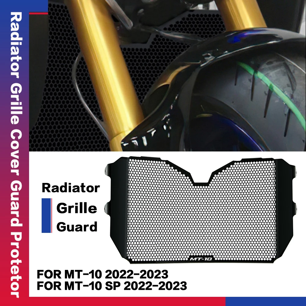 

Motorcycle Accessories Alumimum Radiator Grille Cover Guard Protetor Moto Parts Protective For Yamaha MT-10 MT10 SP 2022 2023