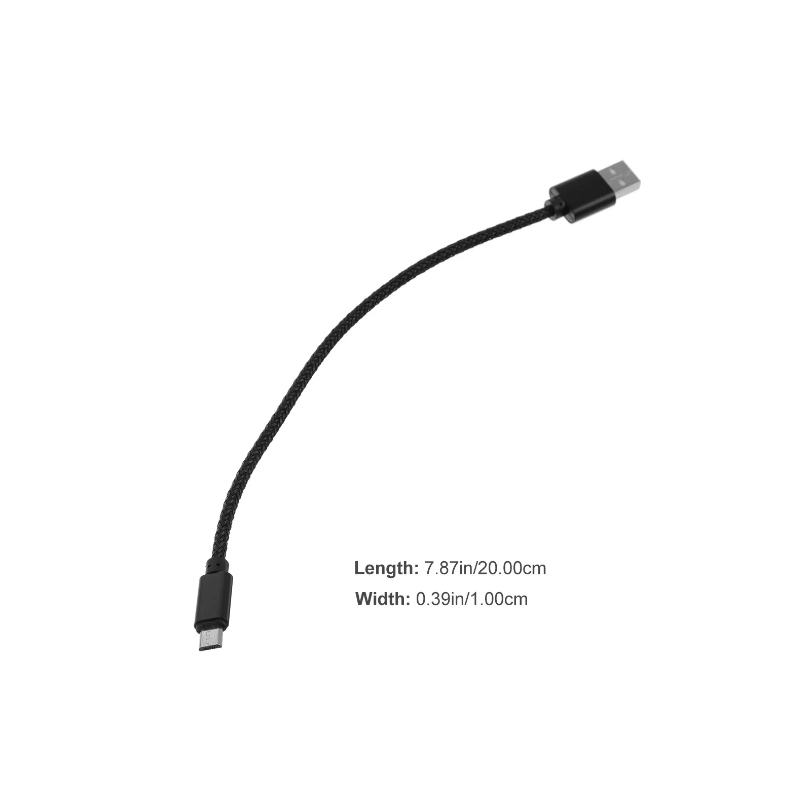 5개 20cm 데이터 라인 마이크로 USB 충전기 케이블 나일론 커버형 동기화 코드 삼성 S7과 호환 가능
