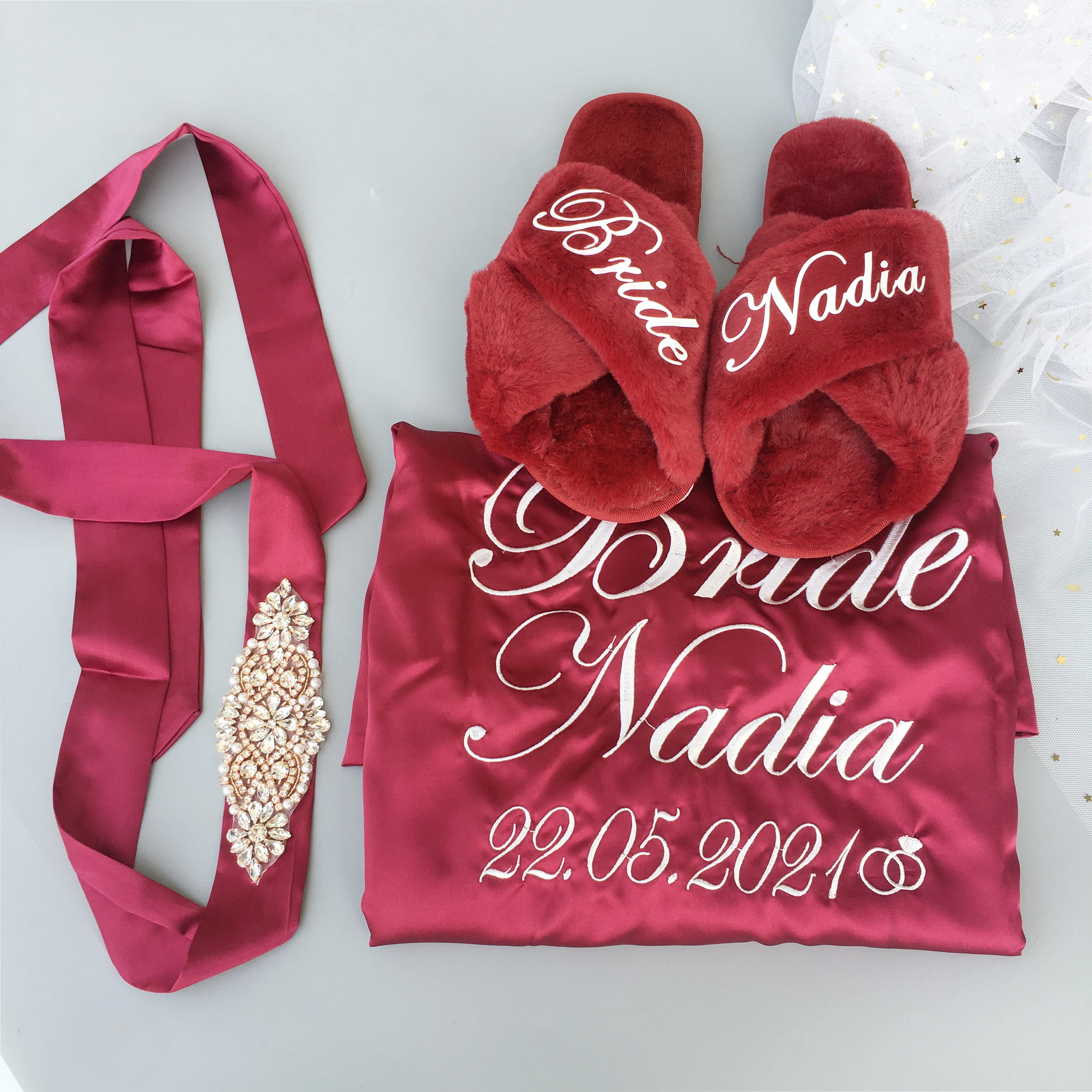 Personalized Bachelorette Hens Party Veil With Glitter Text Bridal Shower  Gifts Bride To Be Mrs To Be Wedding Accessory Supply - Hair Claw -  AliExpress