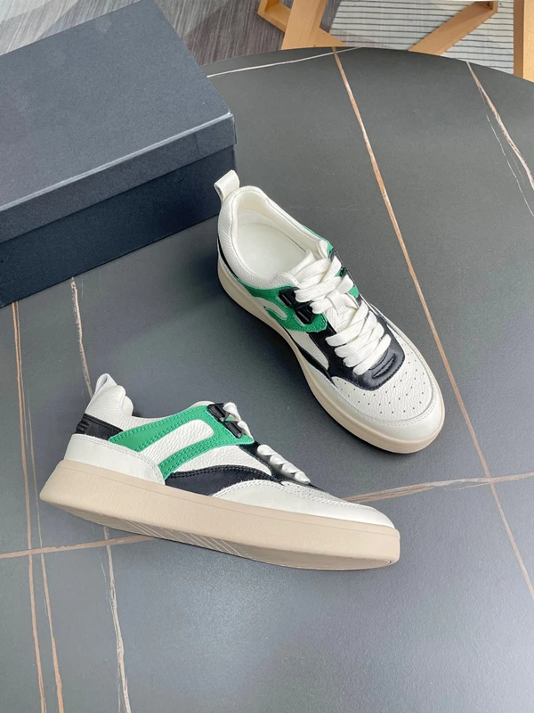 Dave&Di Spring Summer New Fashion Women's Shoes Cowhide Comfortable Retro Contrast Flat Vulcanized Shoes Casual Sneakers