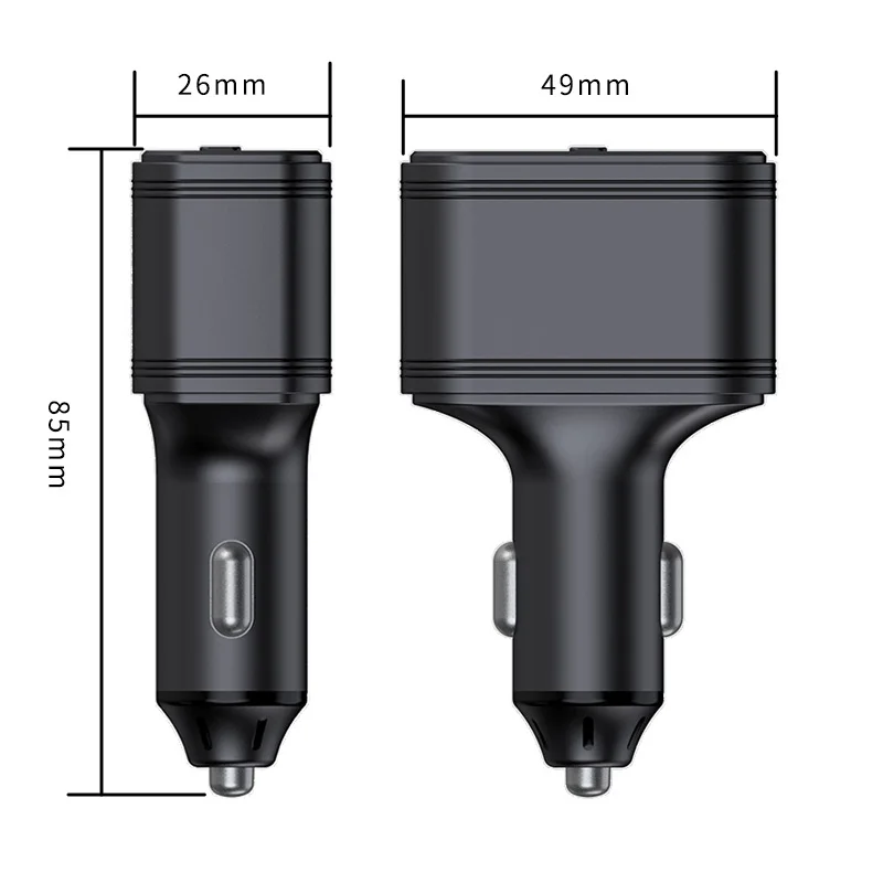 Charger cigarette lighter for car with a GPS tag spy