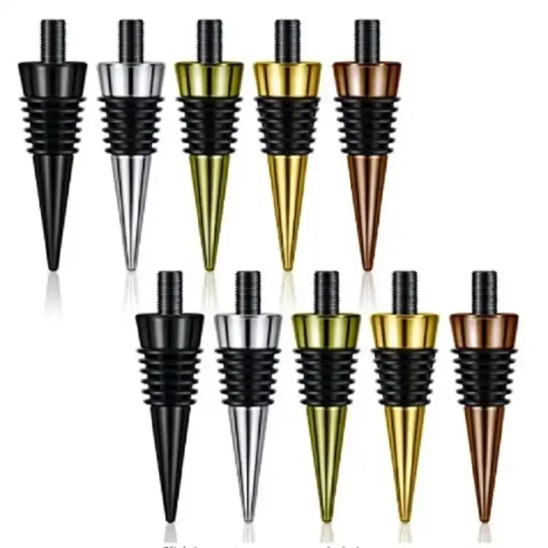 

Blank Bottle Stopper with Threaded Metal, Zinc Alloy, DIY Handmade Bottle Stopper, Insert for Wine Party, Wood Turning